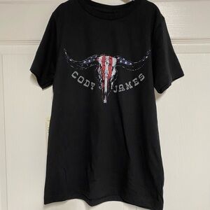 New Boys Cody James BullSkull Shirt Size Small
